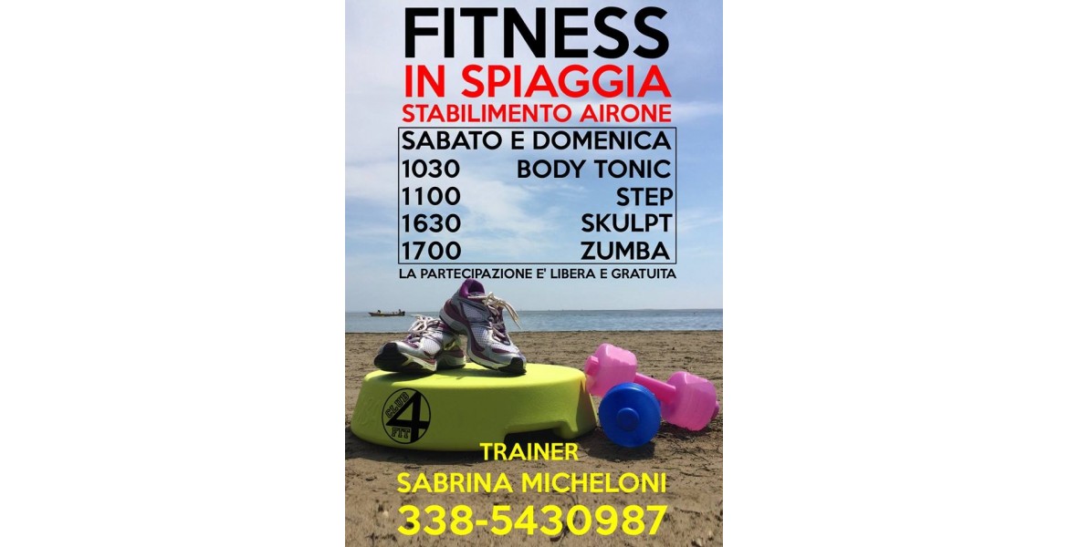 Fitness In Spiaggia Dal 2306 Spiaggia Airone E